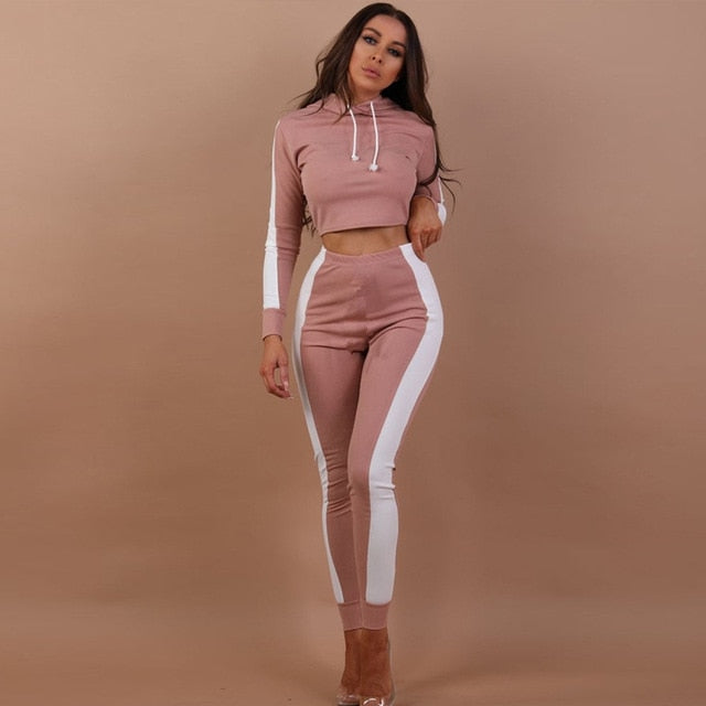 ZOGAA Women's Casual Tracksuit Two Piece Set Slim Fit Sportswear