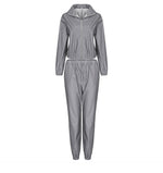 Load image into Gallery viewer, REFLECTIVE Tracksuit Women Two Piece Pants Set Summer Wear
