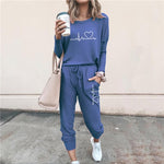 Load image into Gallery viewer, Colorblock Plaid Striped Short Sleeve Tape Top &amp; Drawstring Pants Set Casual Basic Women Two Piece Set
